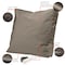 Classic Accessories Patio Lounge Chair/Loveseat Back Cushion, 21 x 20 x 4 Inch, Dark Taupe 62-058-TAUPE-EC - alternate 3